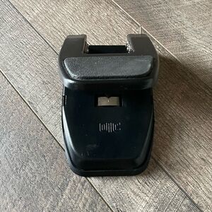 OfficeMate 2-Hole Paper Punch. Black, Metal.